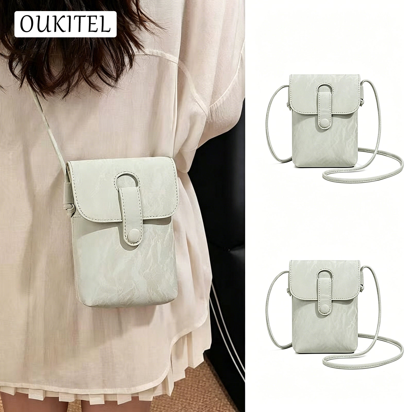 Slim Phone Crossbody, Card & Key Ready